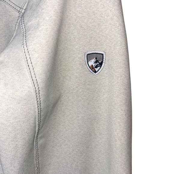 Kuhl Womens Trench Coat Size S Cream Softshell Two-tone Weave Performance - Picture 4 of 16